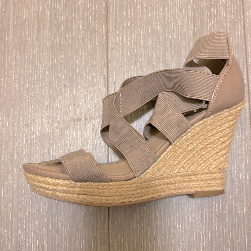 Summer wedge sandals